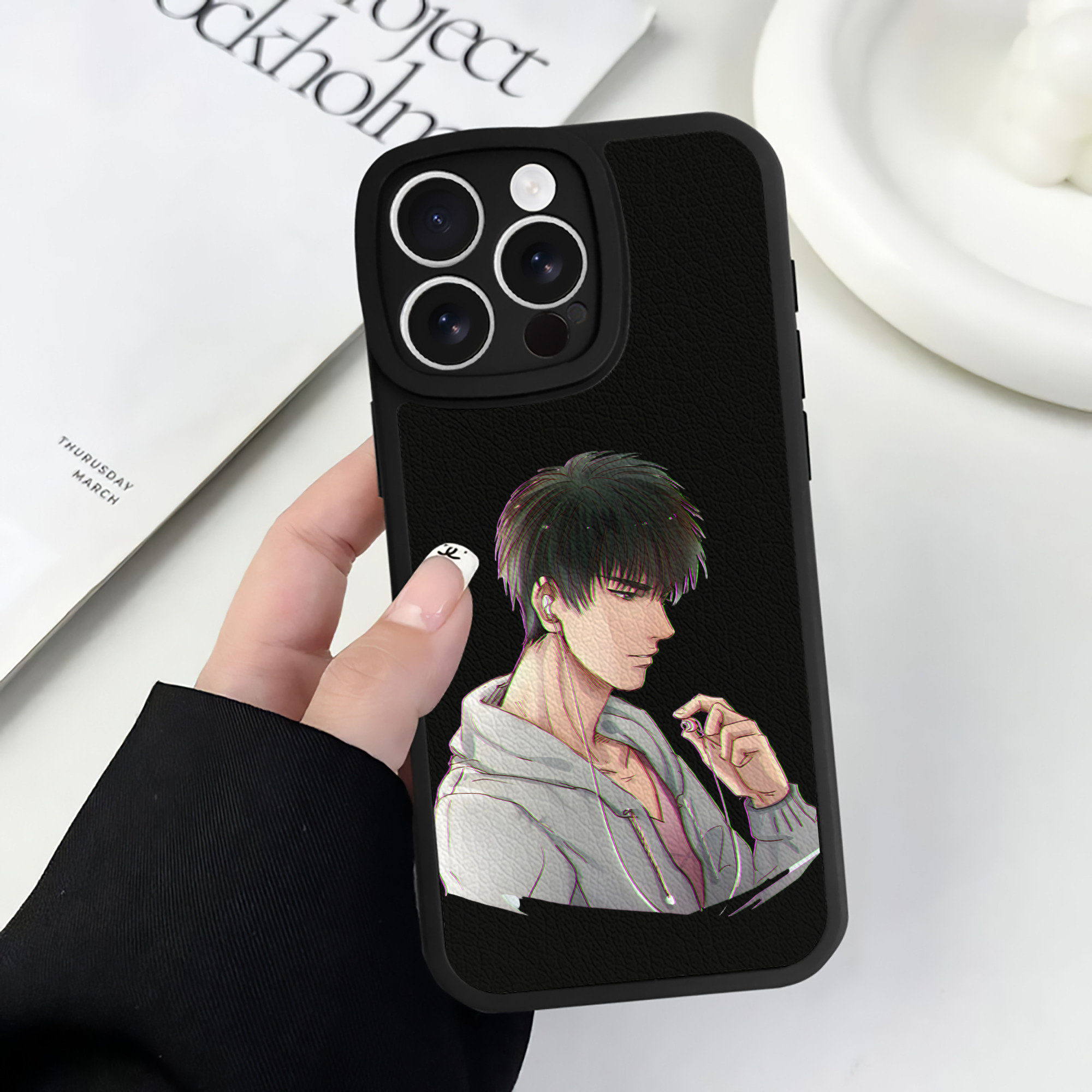（画像用） SLAM DUNK／スラムダンク 【iPhone 16シリーズ対応】シリコンスマホケース（レザー調） 材質：シリコン